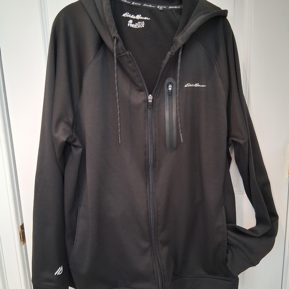 Eddie Bauer Charcoal Hooded Sweatshirt